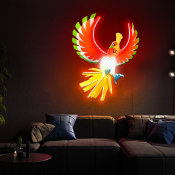 Ho-oh Pokemon UV Sign