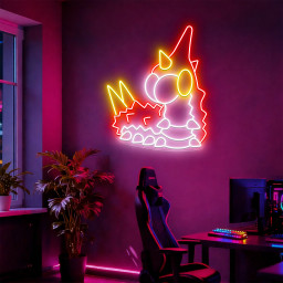 Pokemon Wurmple Neon Sign