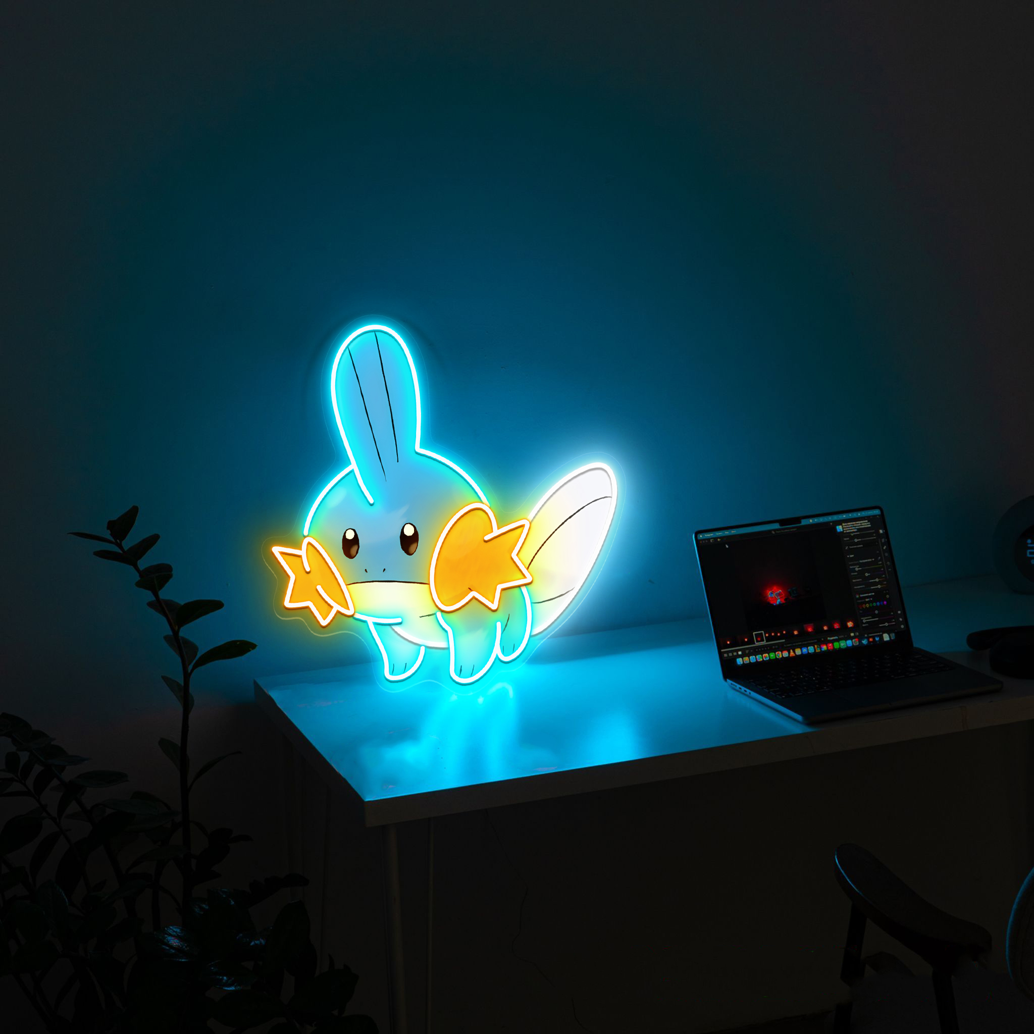 Mudkip Pokemon UV Signs