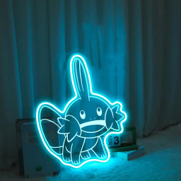 Pokemon Mudkip Laser Signs
