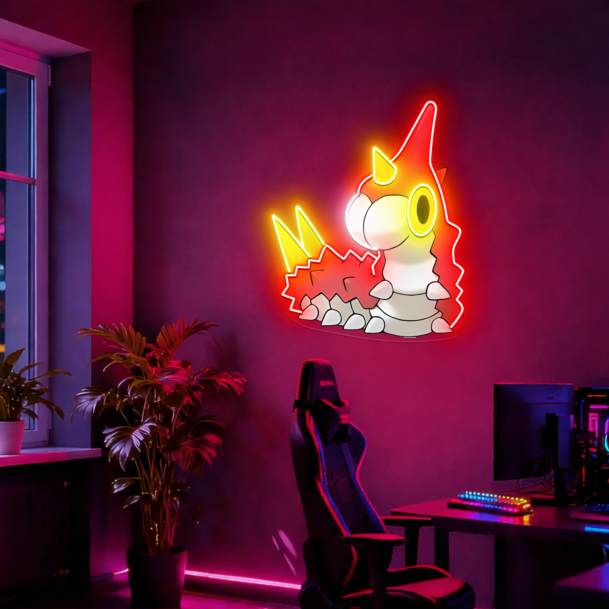 Pokemon Wurmple UV Sign