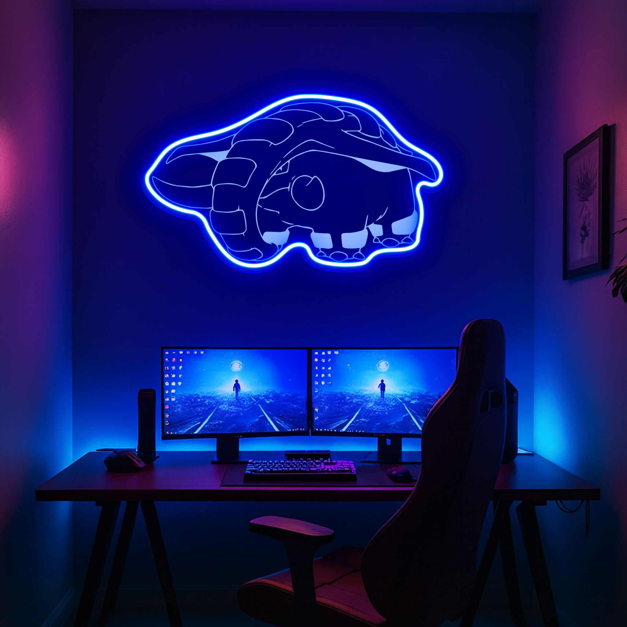 Donphan Pokemon Laser Sign