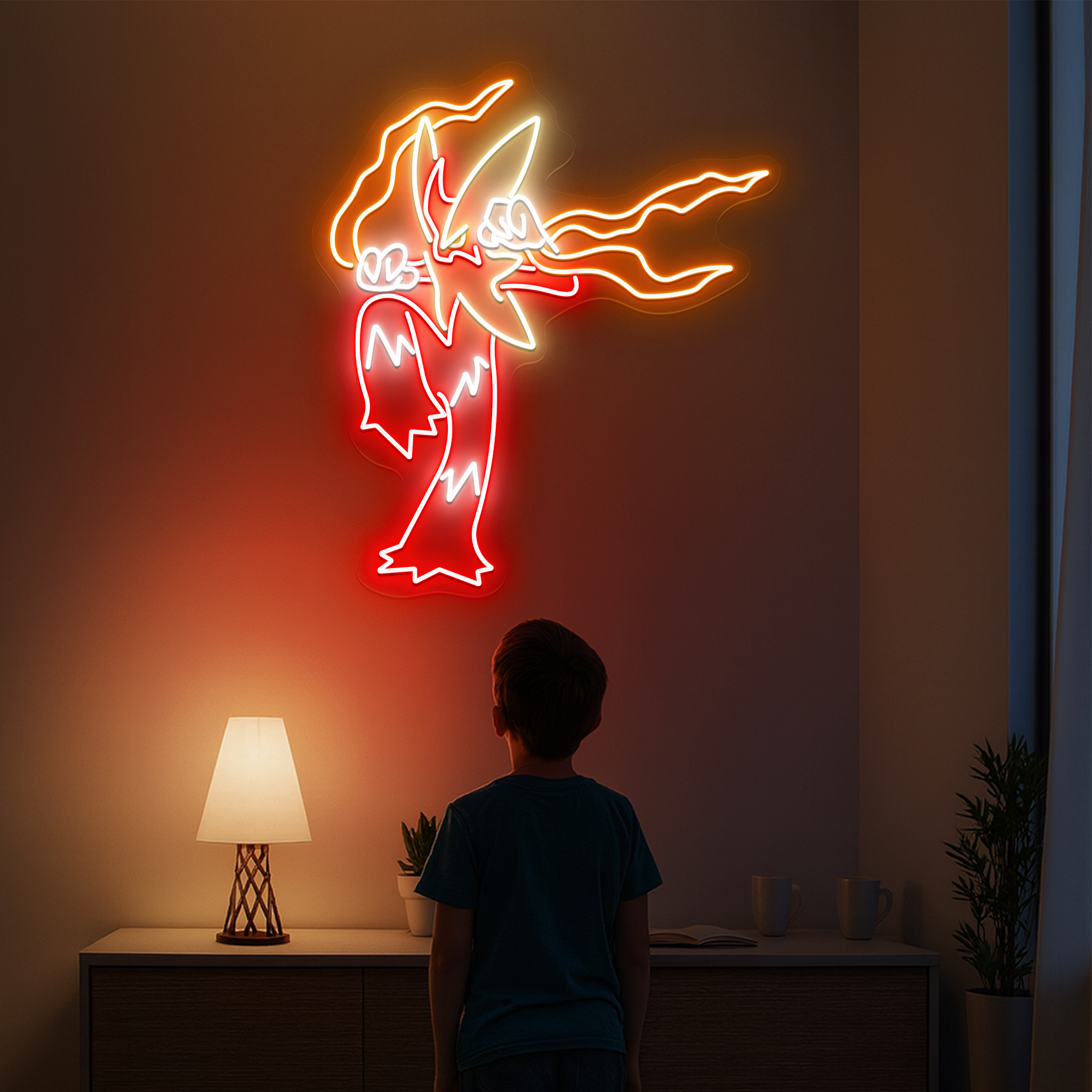 Pokemon Blaziken Neon Sign