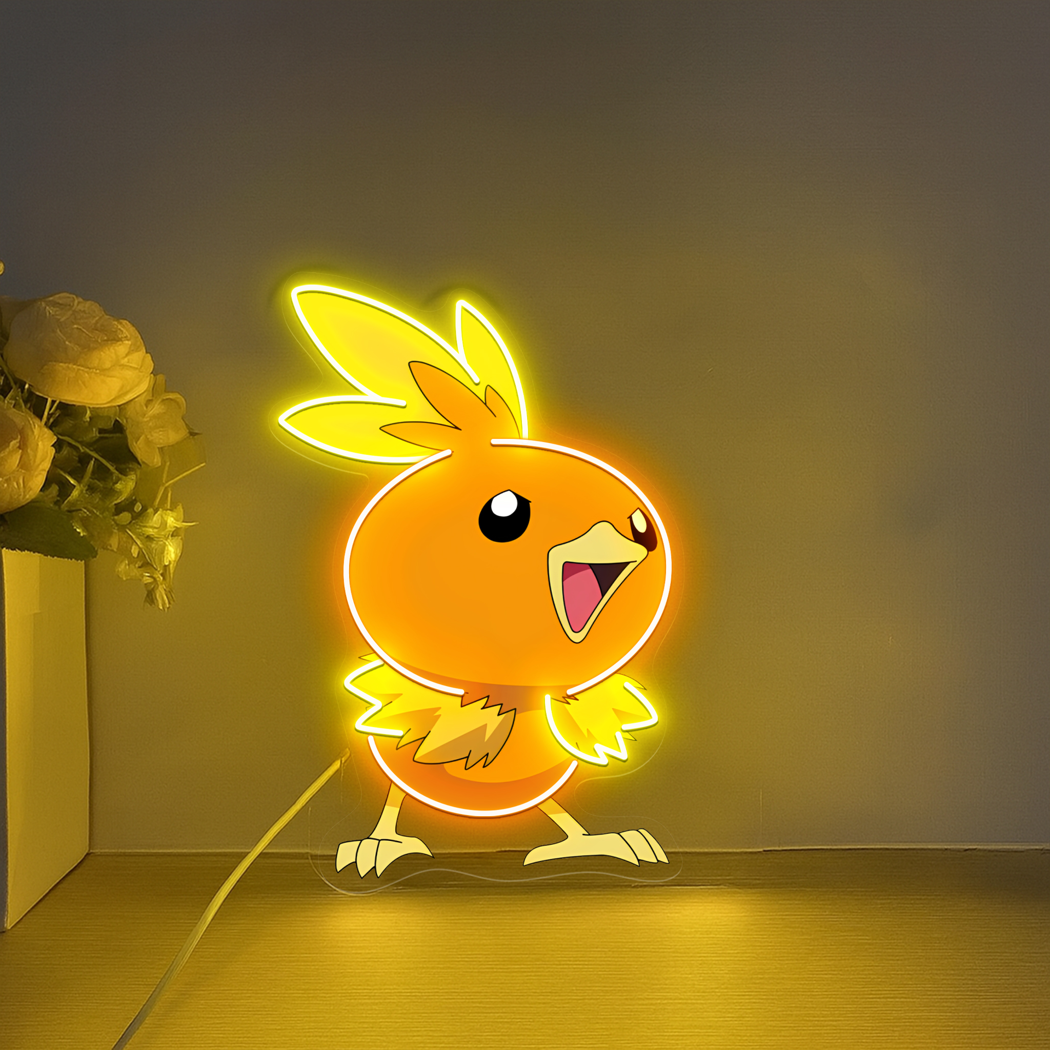 Pokemon Torchic UV Sign