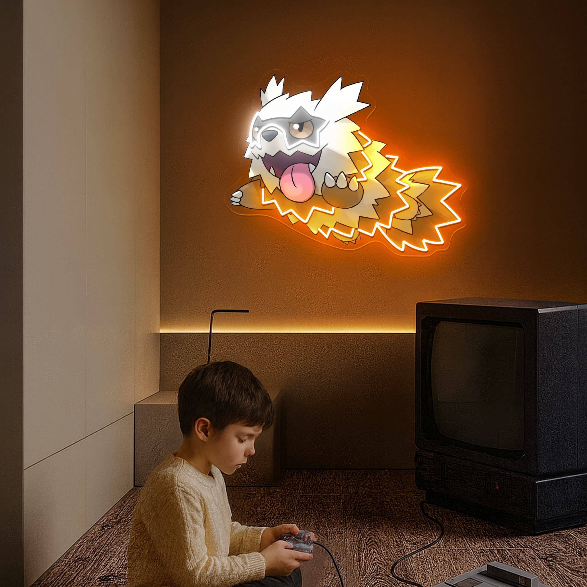 Zigzagoon Pokemon UV Sign