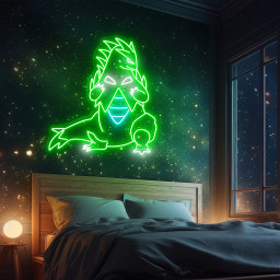 Tyranitar Pokemon Neon Sign