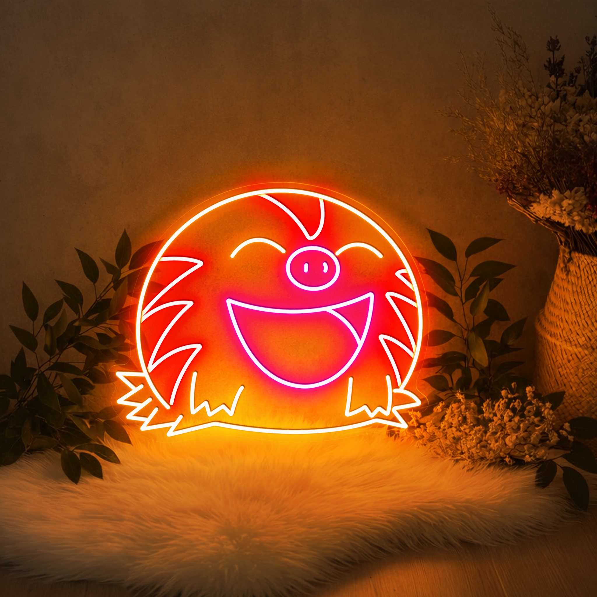 Swinub Pokemon Neon Sign