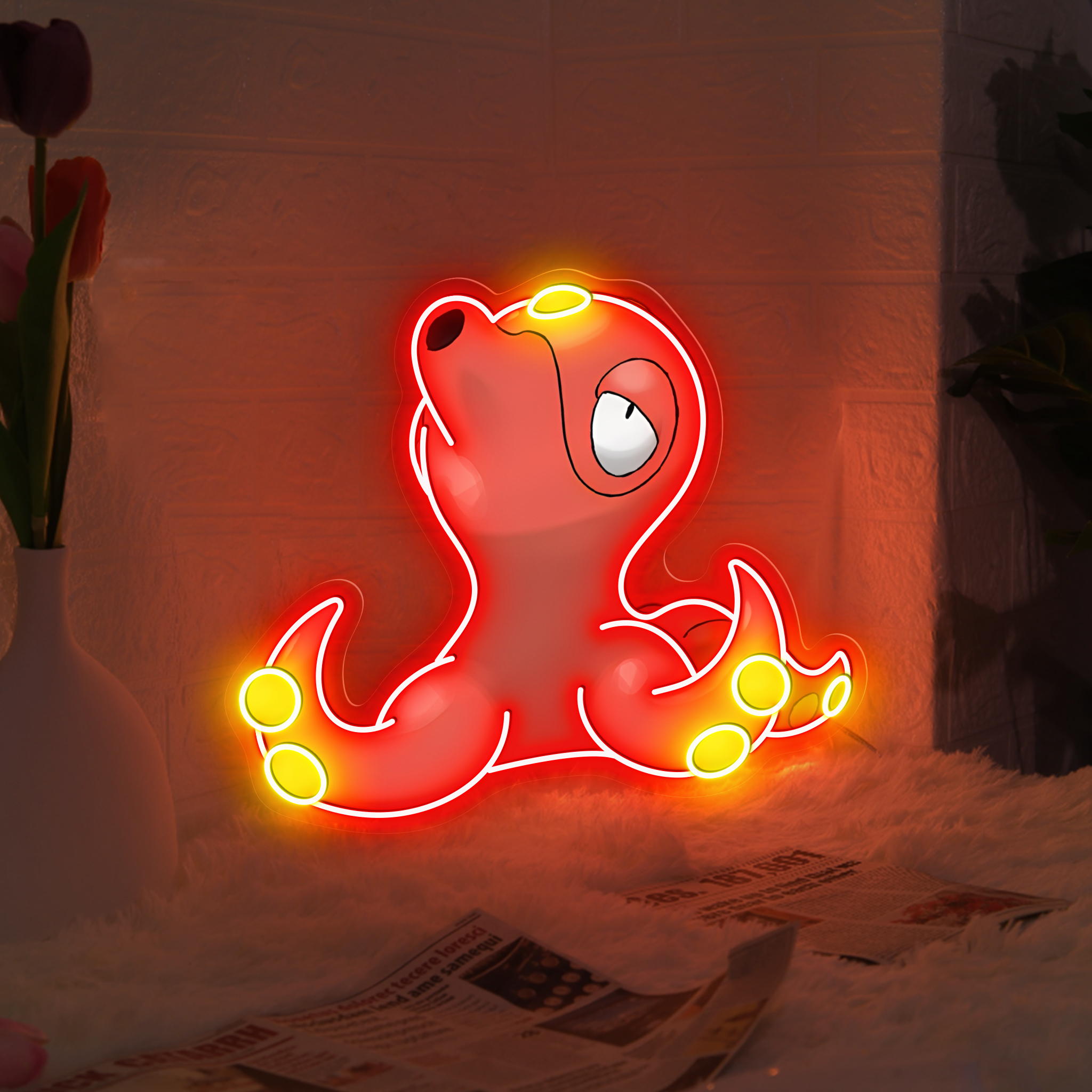 Pokemon Octillery UV Sign