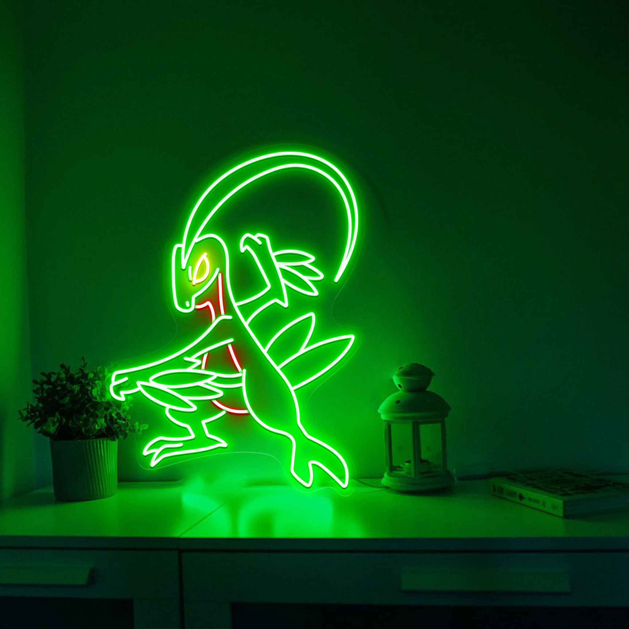 Pokemon Grovyle Neon Signs