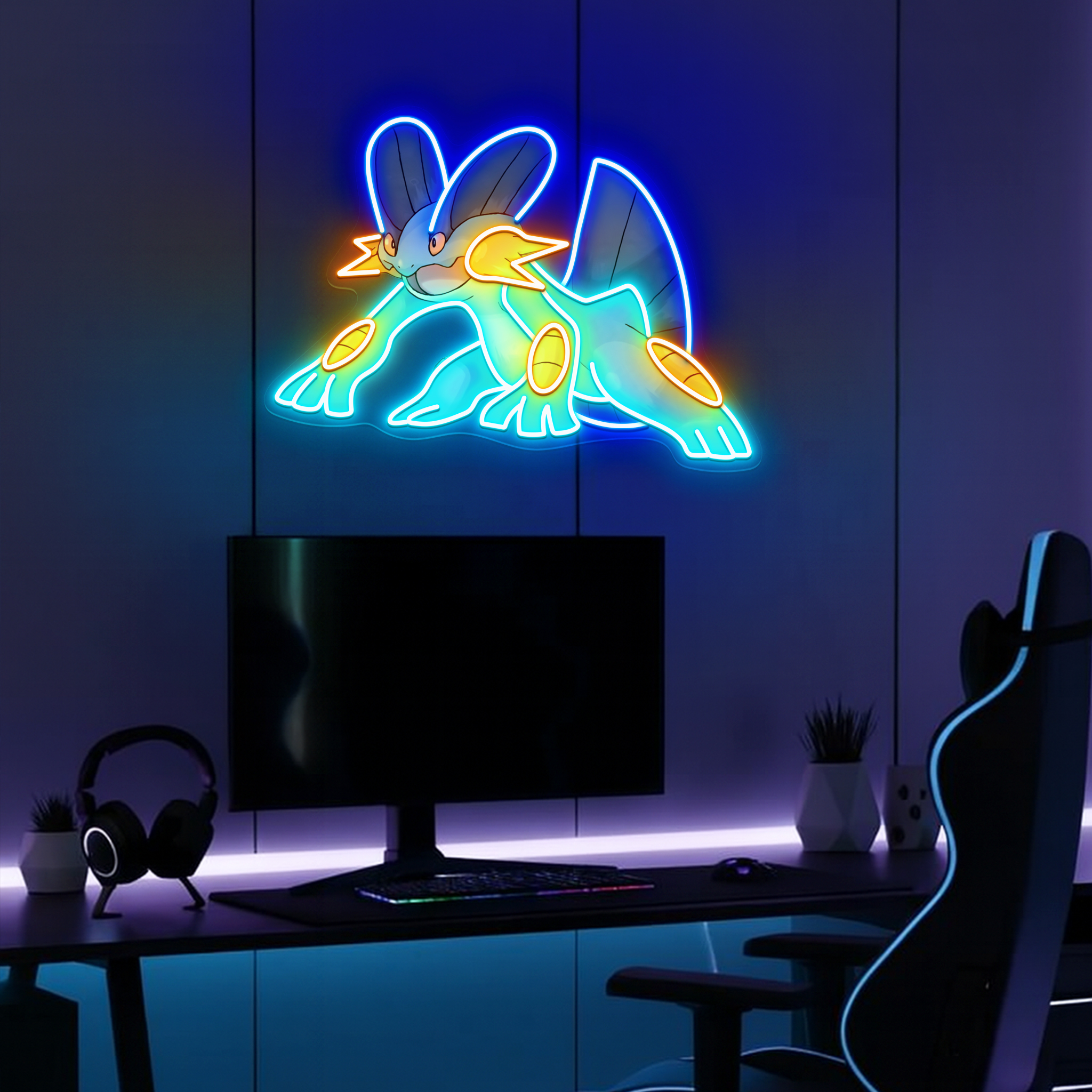 Pokemon Swampert UV Signs