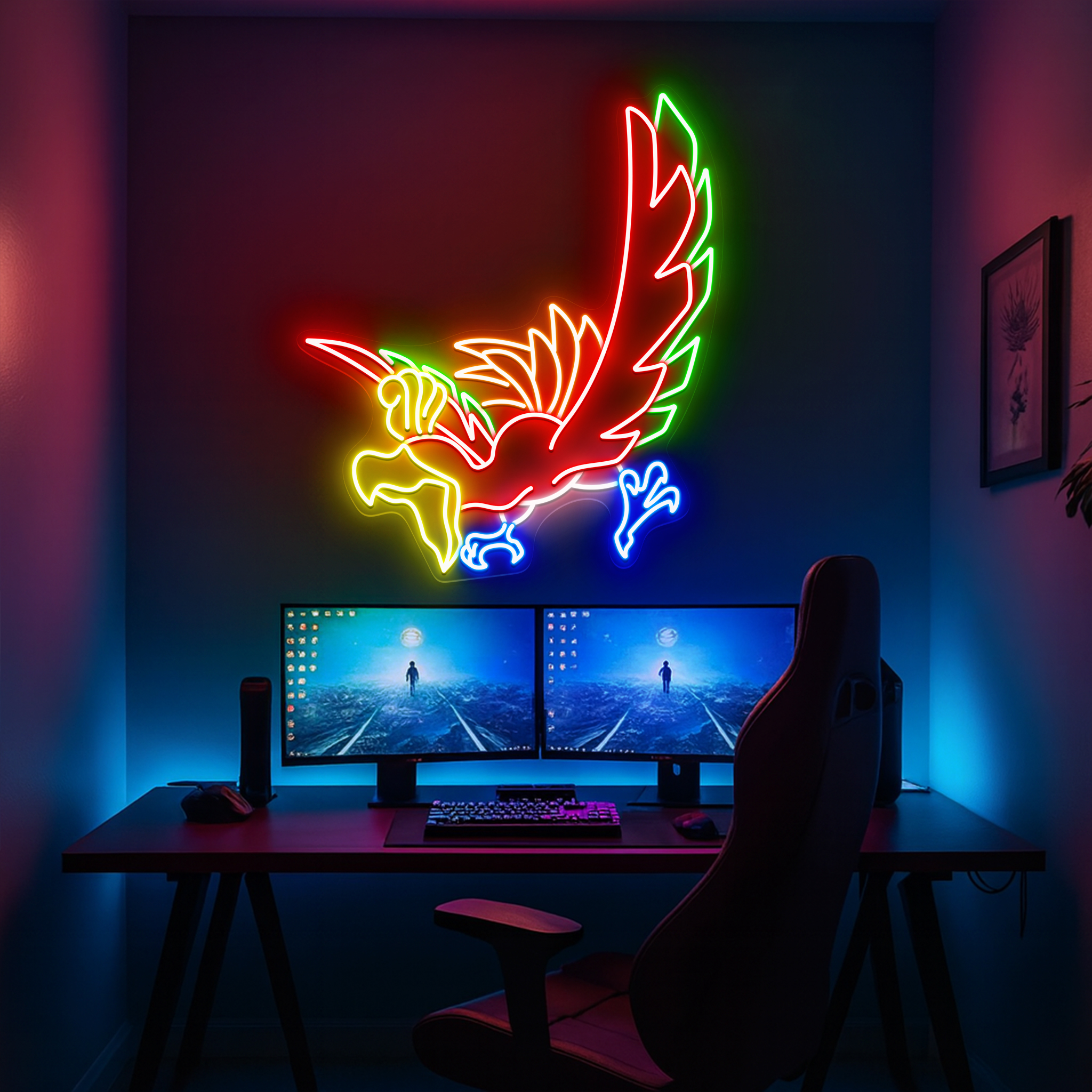 Pokemon Ho-oh Neon Sign