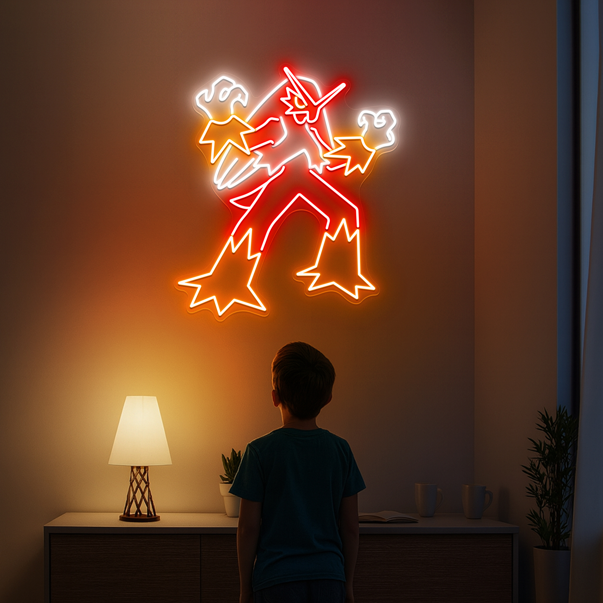 Pokemon Blaziken Neon Signs