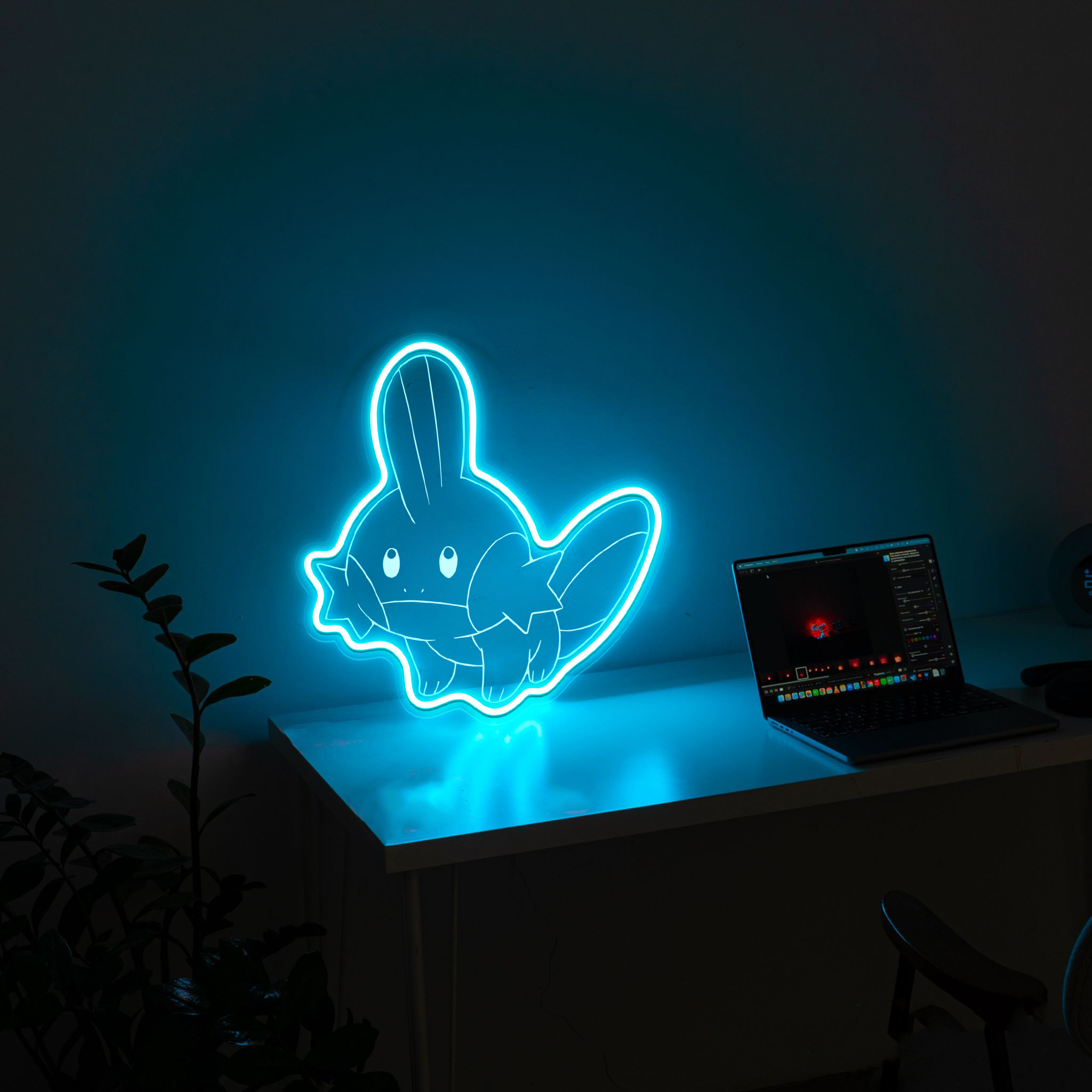 Mudkip Pokemon Laser Signs