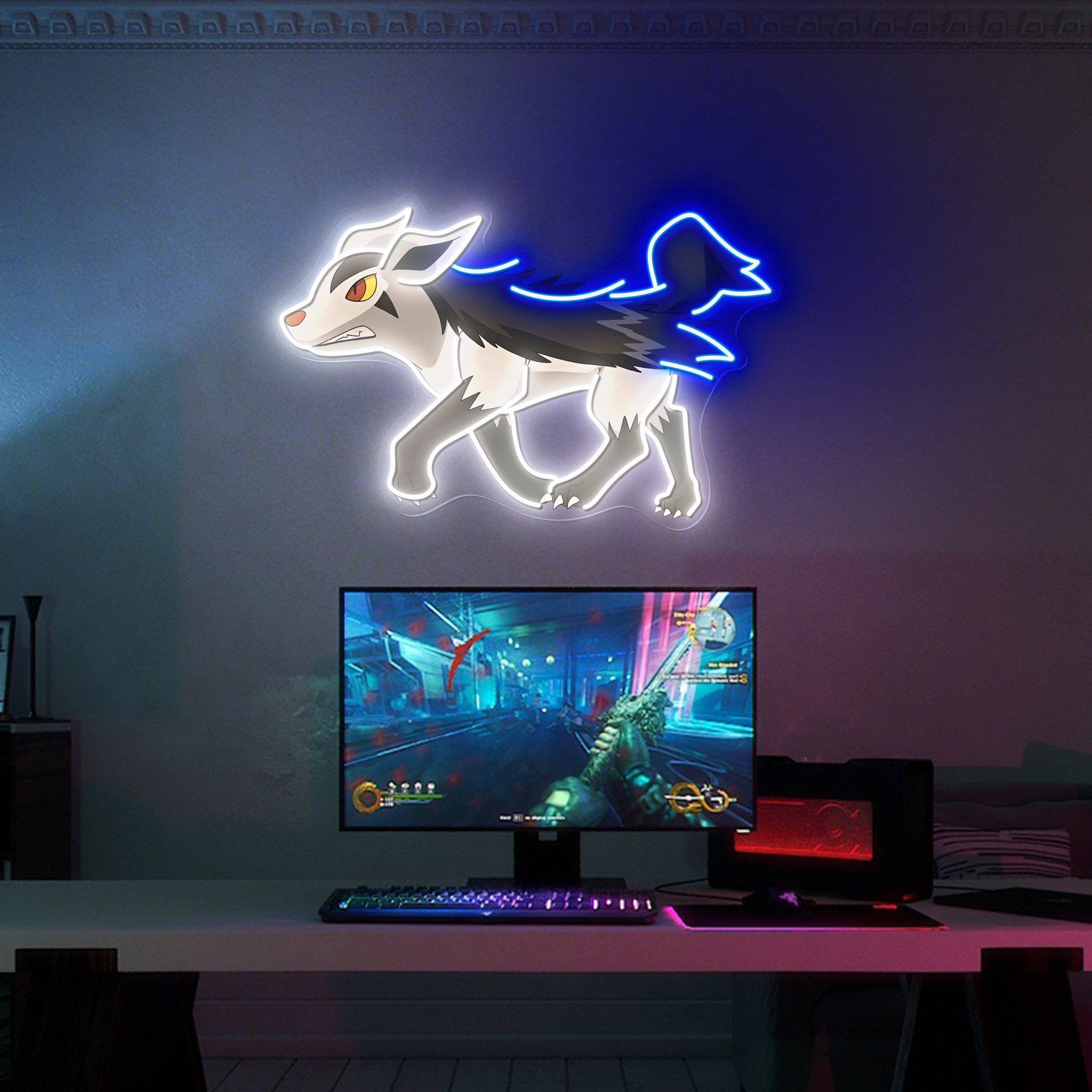 Pokemon Mightyena UV Sign