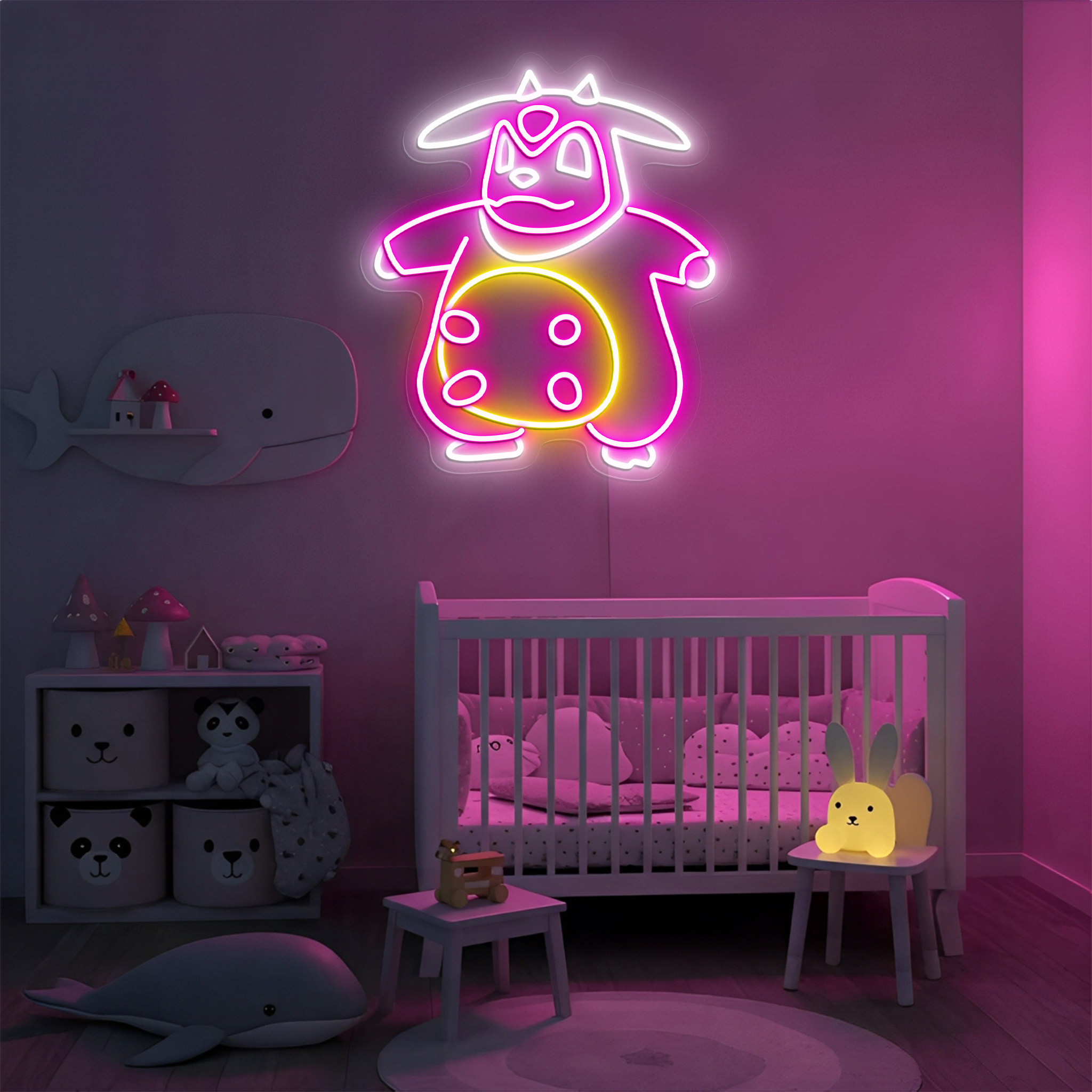 Pokemon Miltank Neon Sign