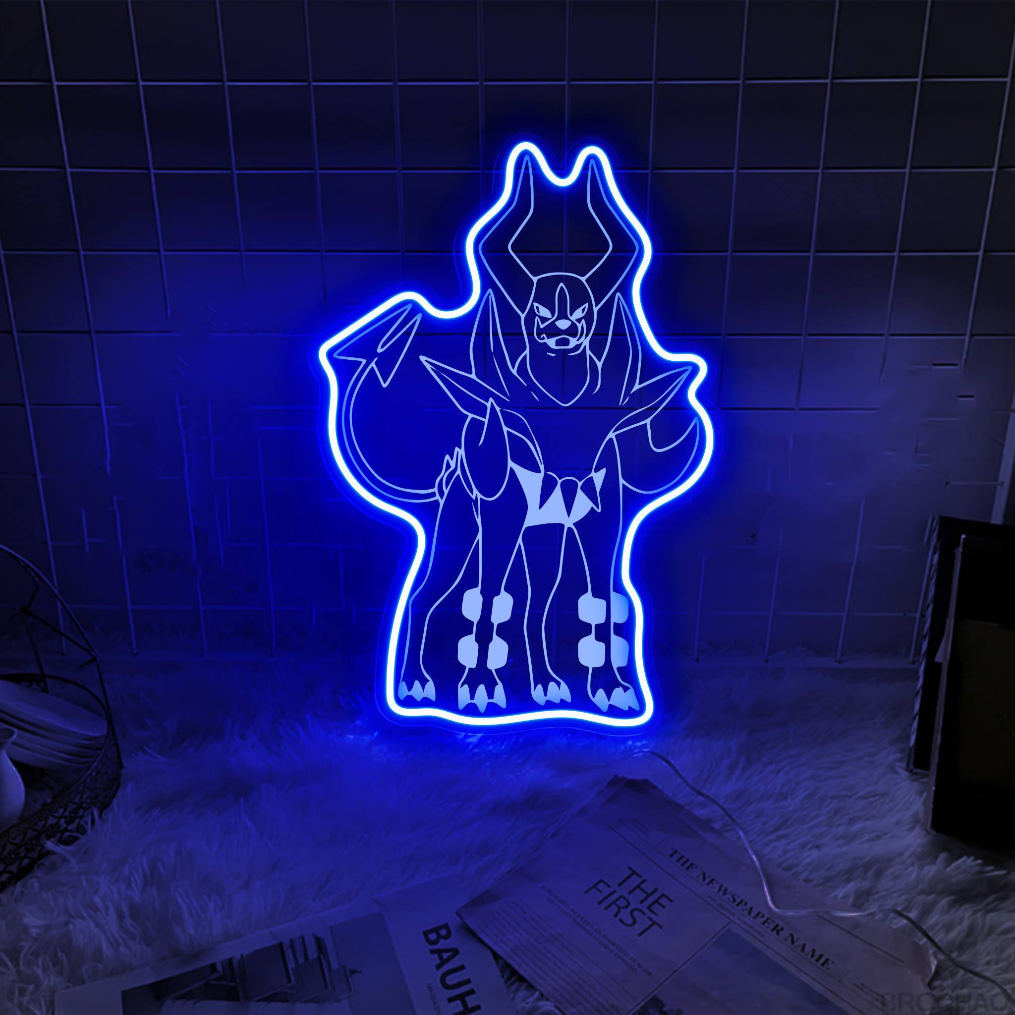 Pokemon Mega Houndoom Laser Signs