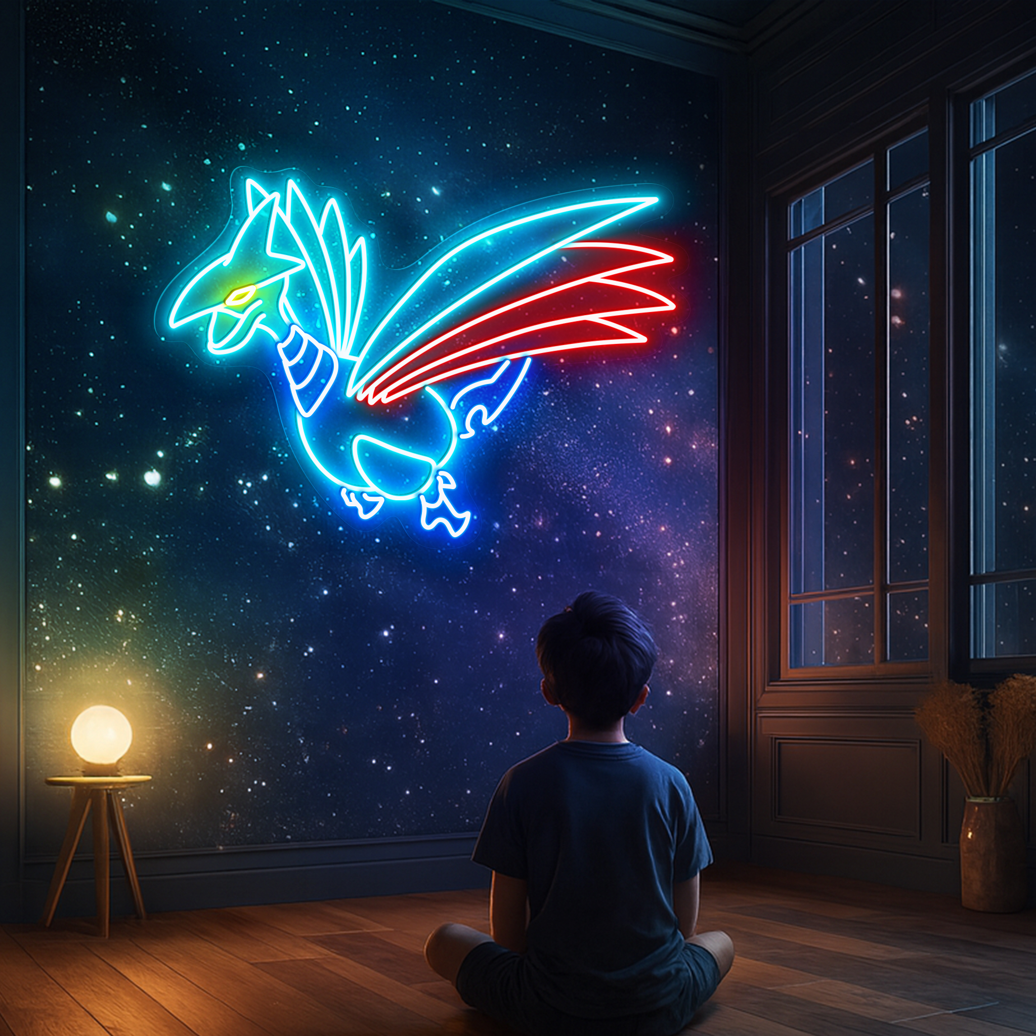 Skarmory Pokemon Neon Sign