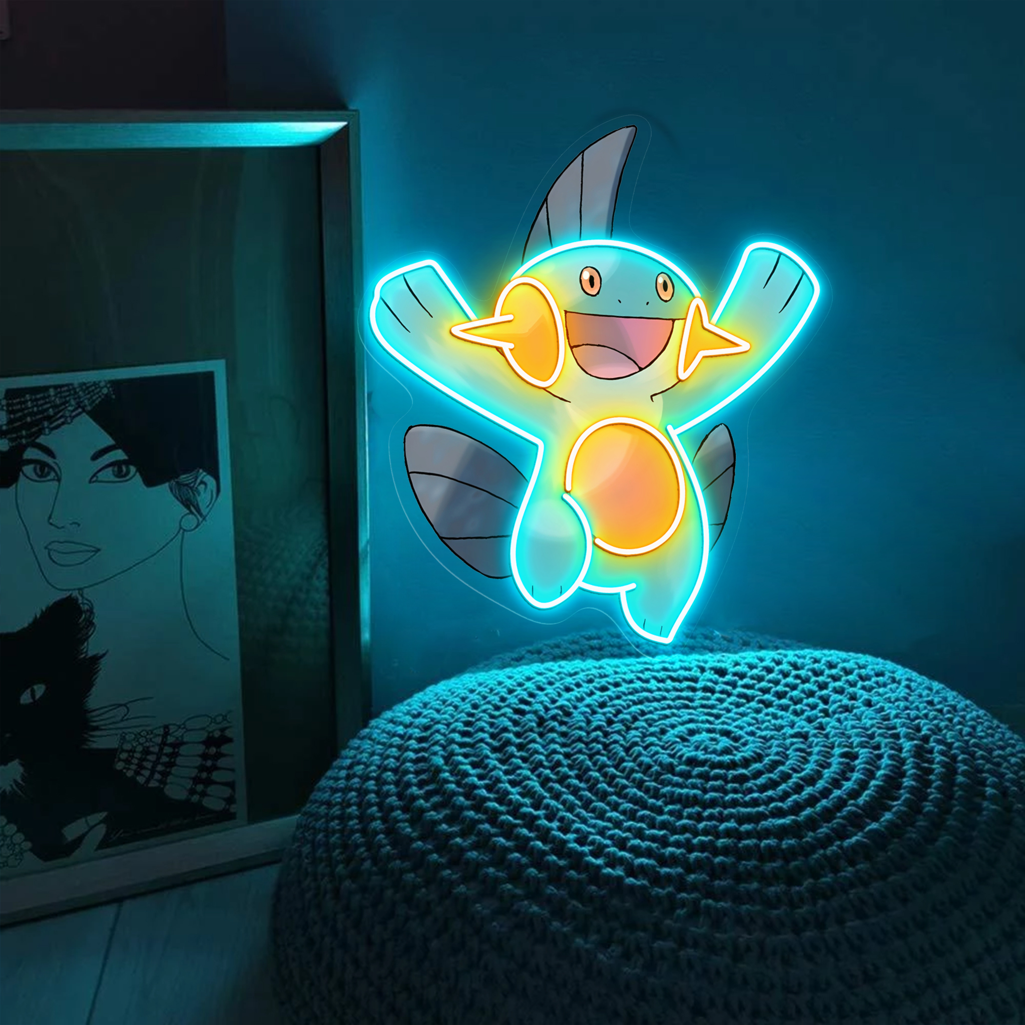 Marshtomp Pokemon UV Signs