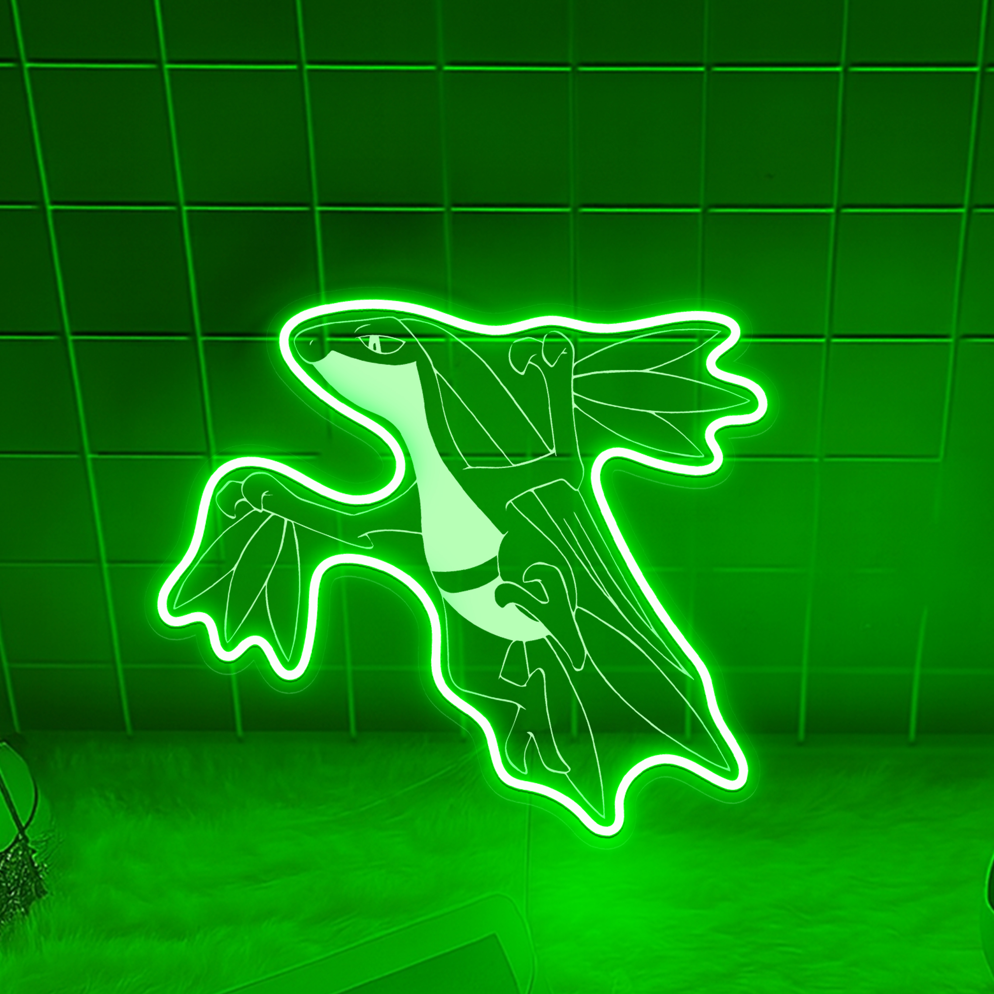 Grovyle Pokemon Laser Sign