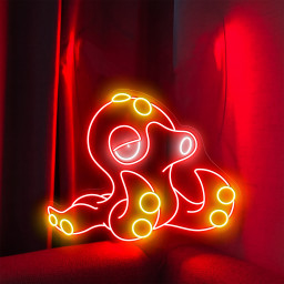 Pokemon Octillery Neon Signs