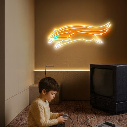 Linoone Pokemon Neon Sign