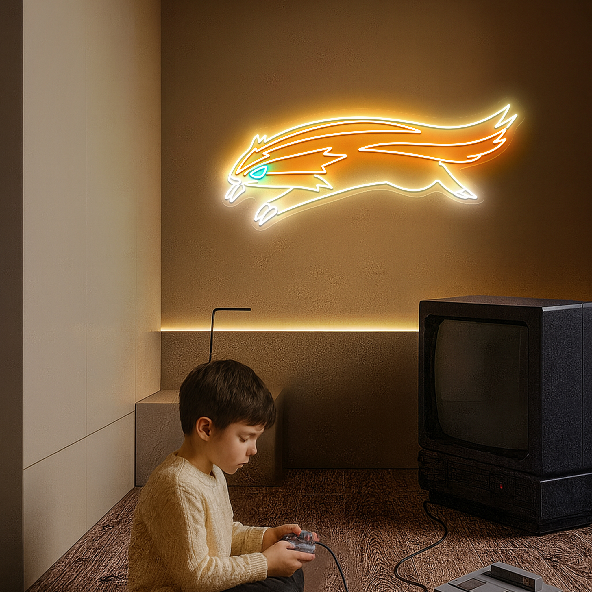 Linoone Pokemon Neon Sign