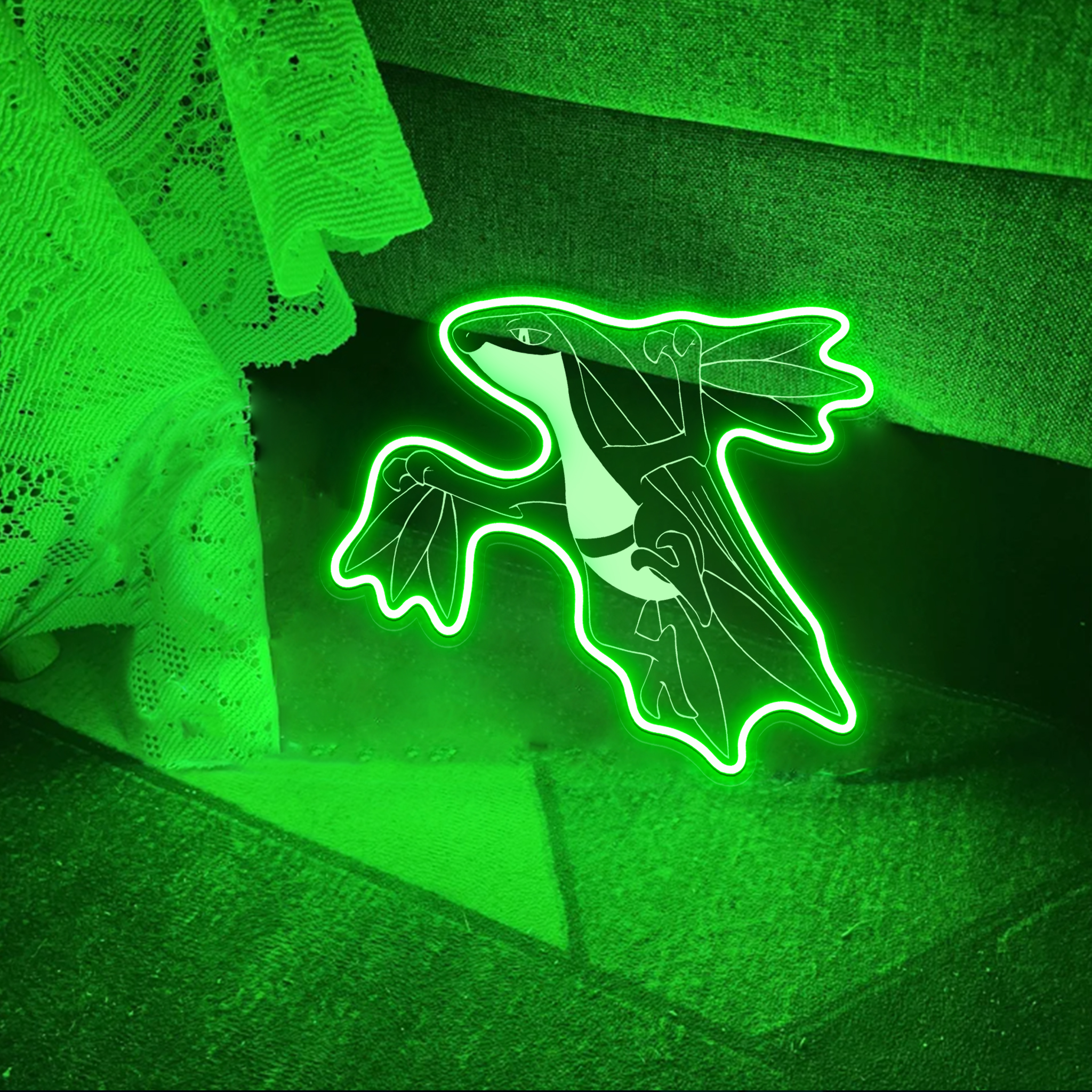 Grovyle Pokemon Laser Sign