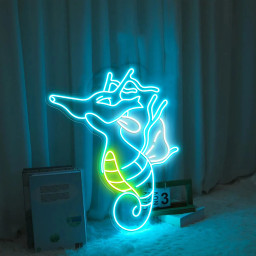 Pokemon Kingdra Neon Sign