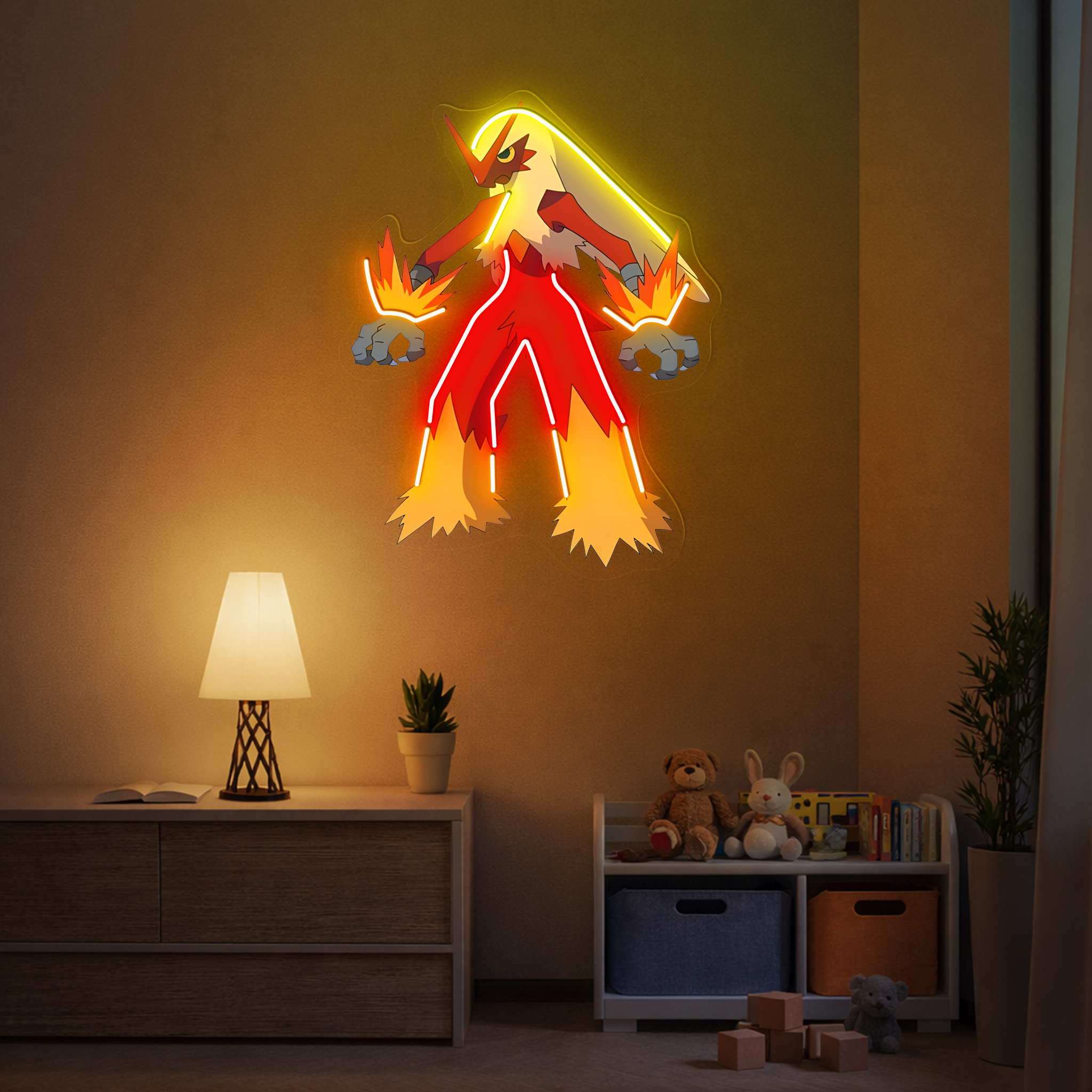 Blaziken Pokemon UV Signs