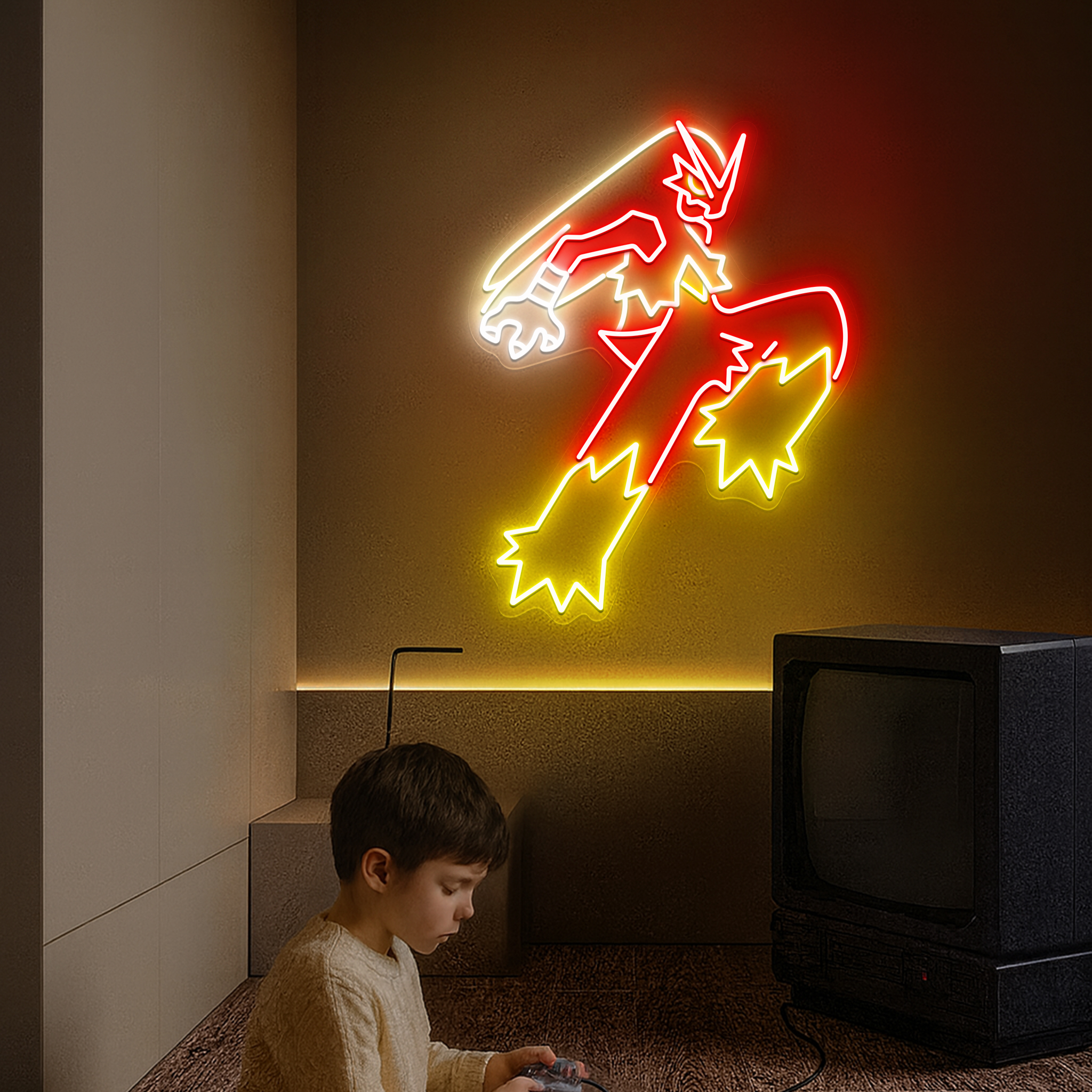 Pokemon Blaziken Neon Signs