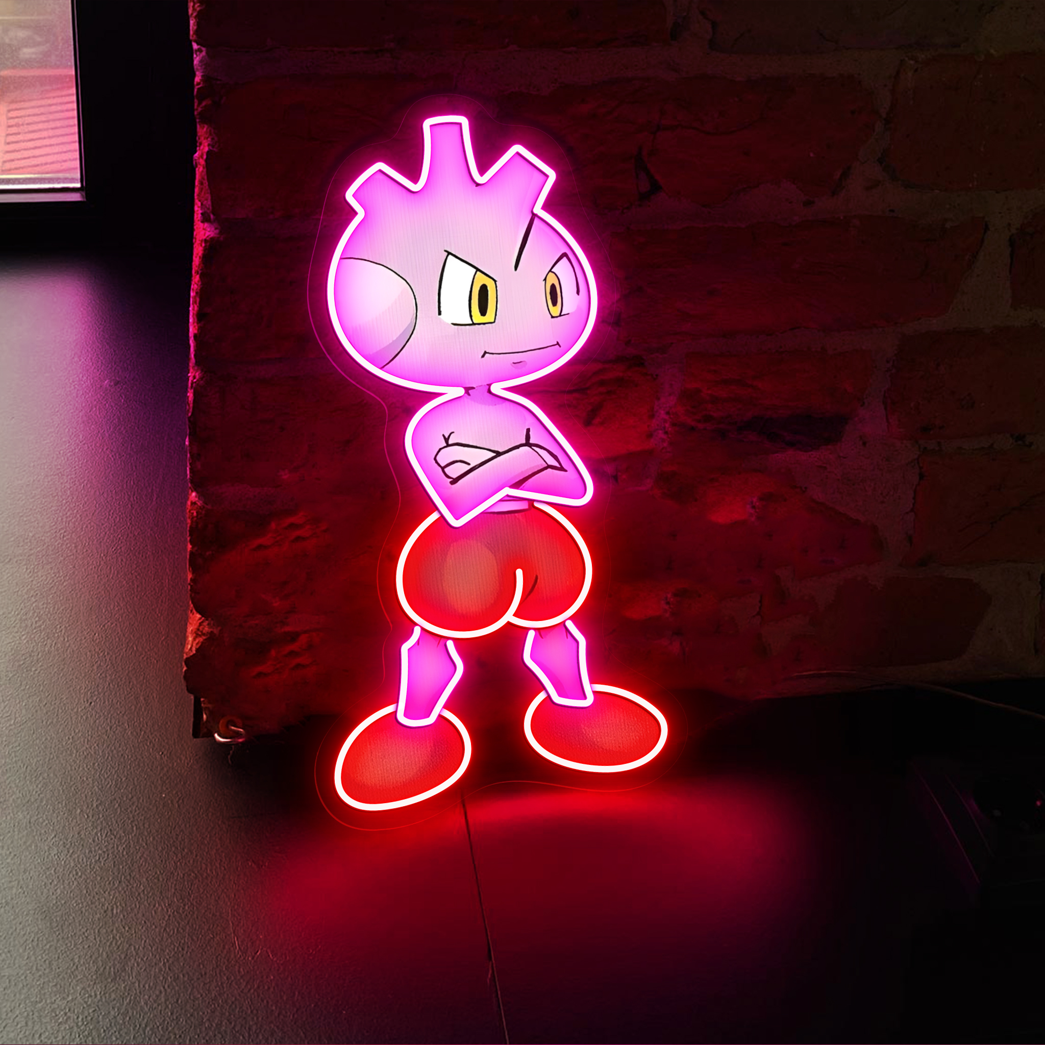 Tyrogue Pokemon UV Sign