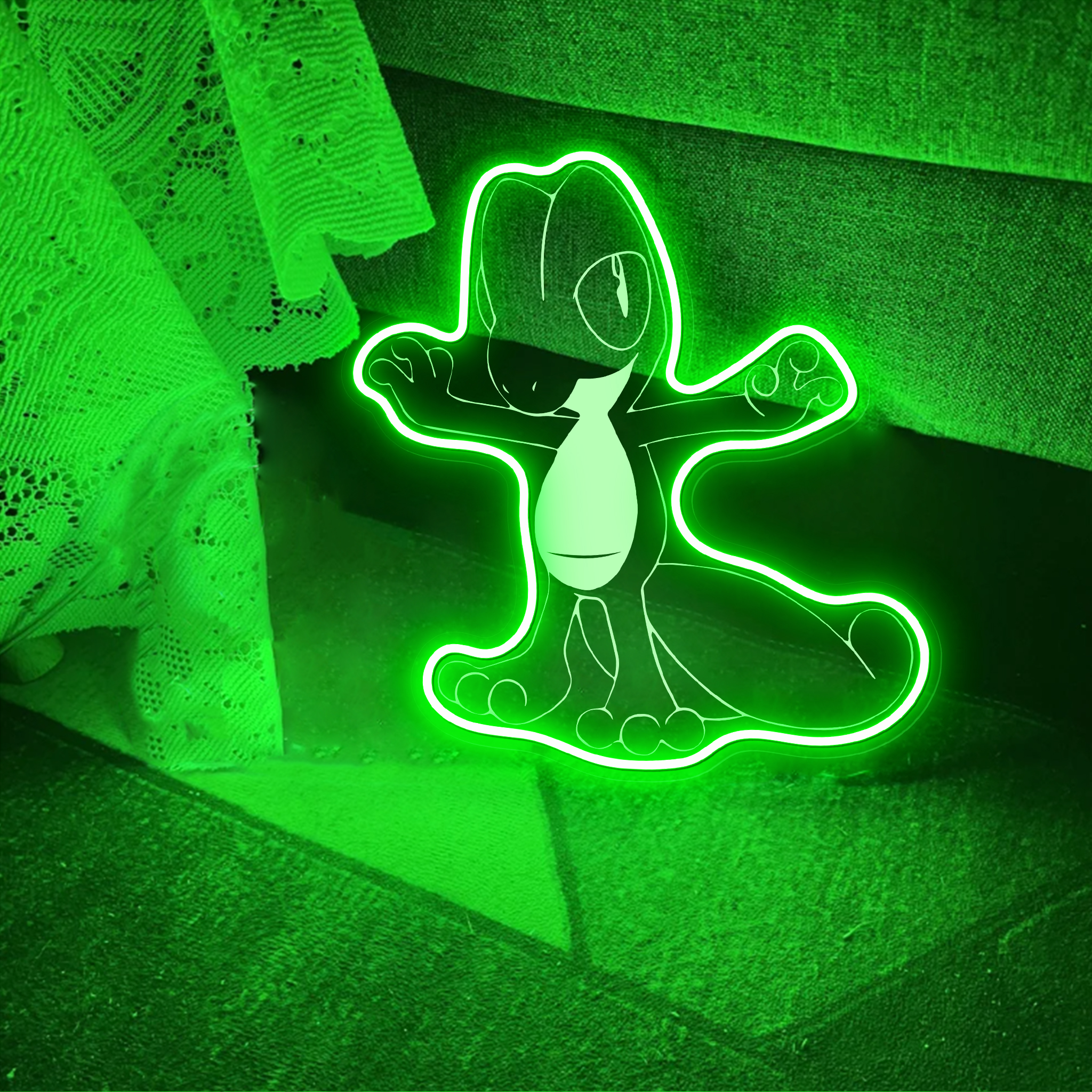 Pokemon Treecko Laser Signs