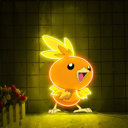 Pokemon Torchic UV Sign