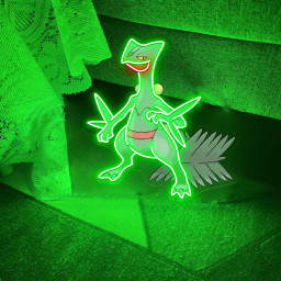 Sceptile Pokemon UV Sign