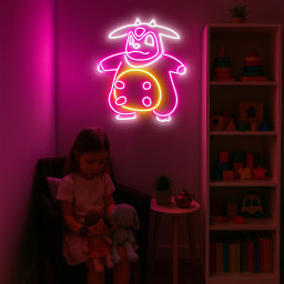 Pokemon Miltank Neon Sign
