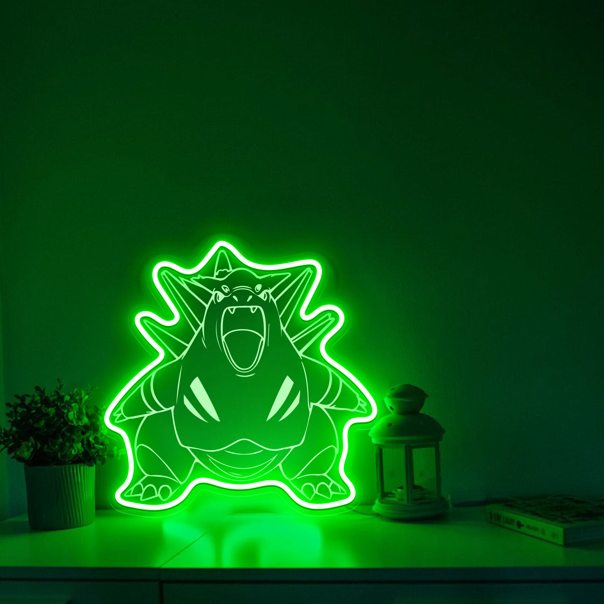 Pokemon Tyranitar Laser Sign