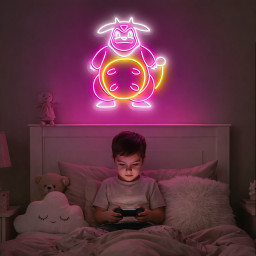 Miltank Pokemon Neon Signs