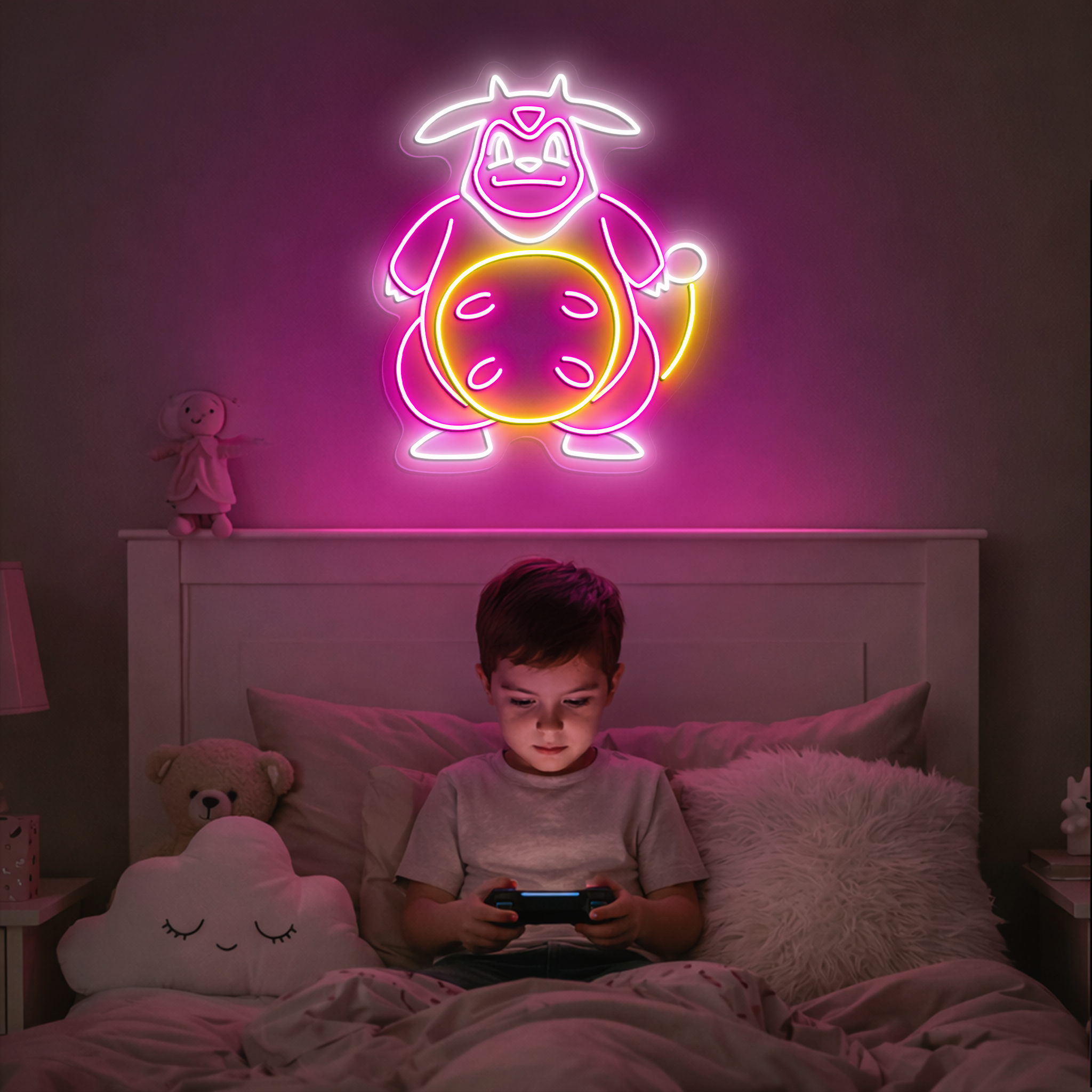 Miltank Pokemon Neon Signs