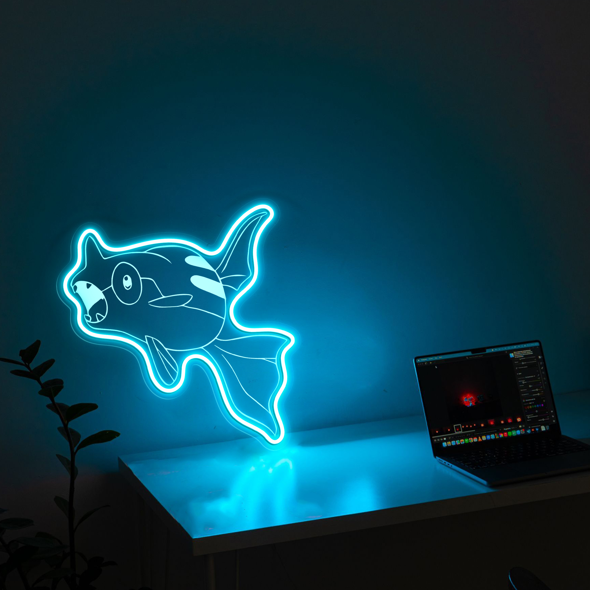 Pokemon Remoraid Laser Sign