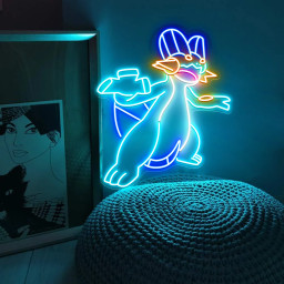 Swampert Pokemon Neon Signs