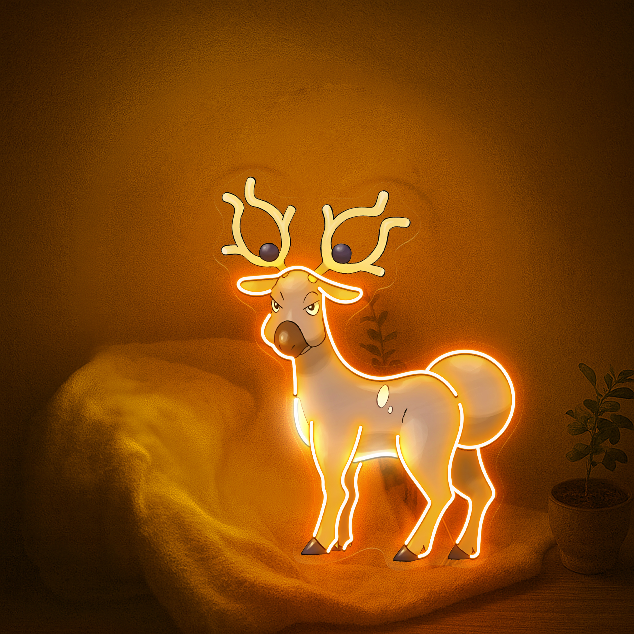 Pokemon Stantler UV Sign