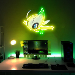 Pokemon Celebi UV Signs