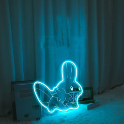 Mudkip Pokemon Laser Sign