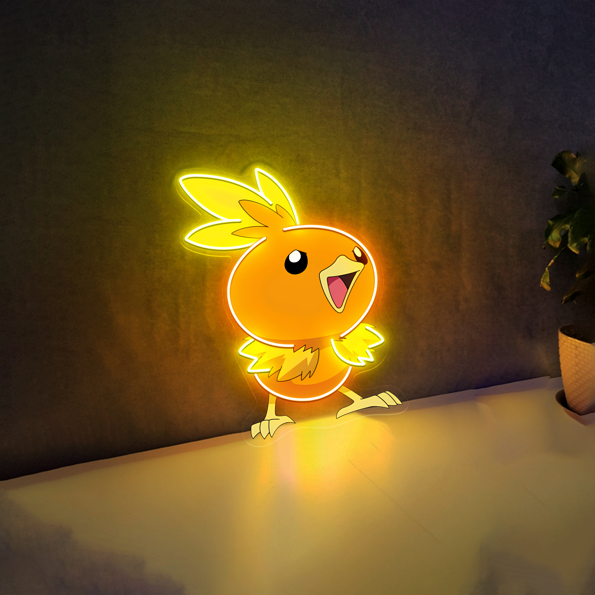 Pokemon Torchic UV Sign