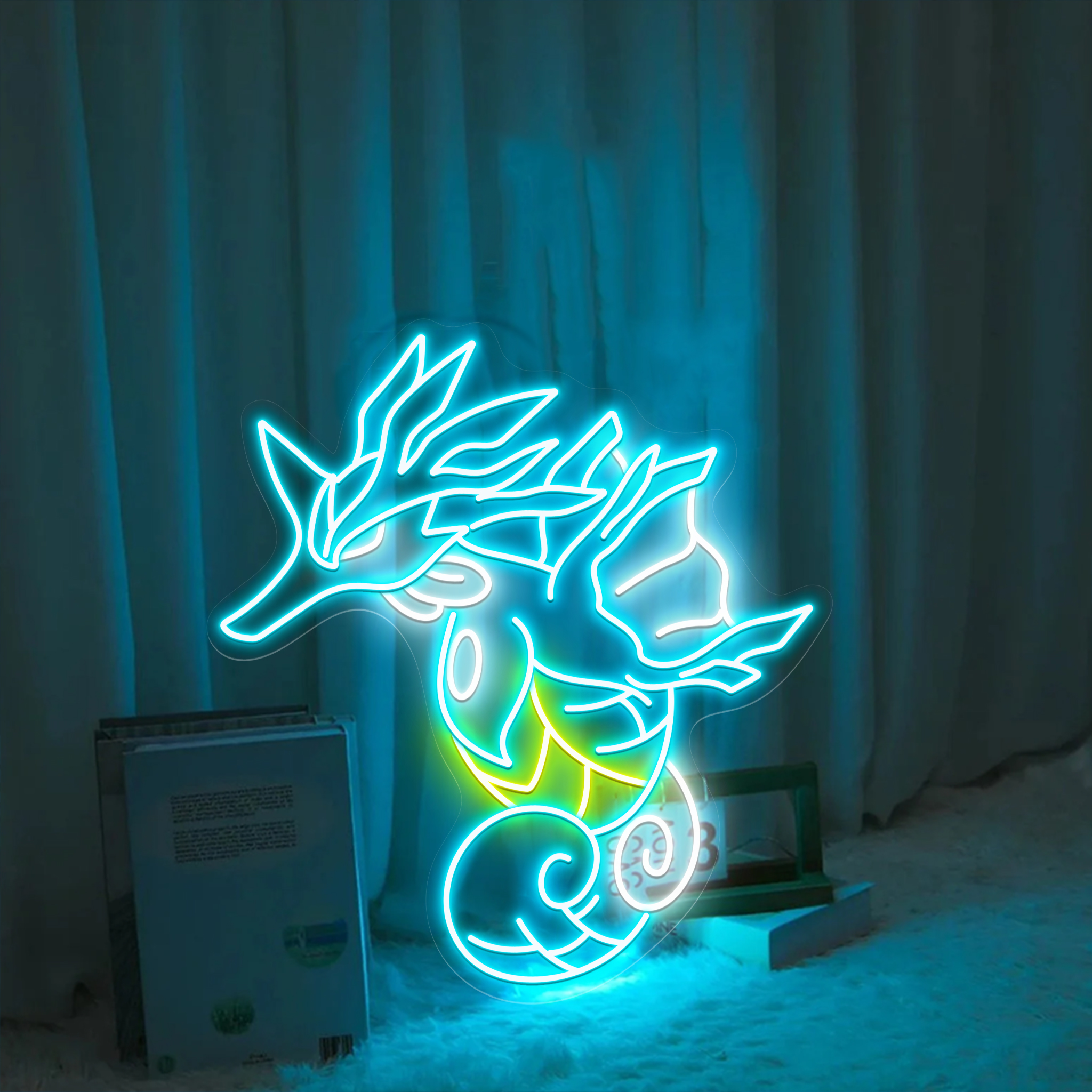 Mega Kingdra Pokemon Neon Signs