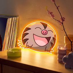 Swinub Pokemon UV Sign