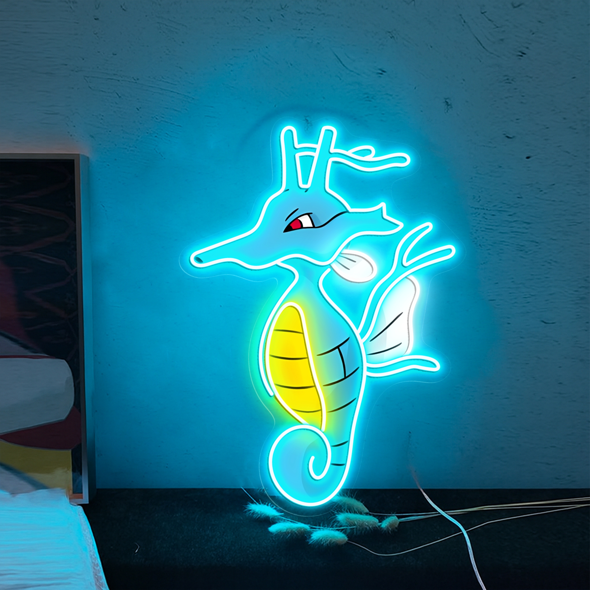 Kingdra Pokemon UV Sign