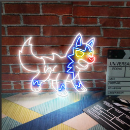 Pokemon Poochyena Neon Signs