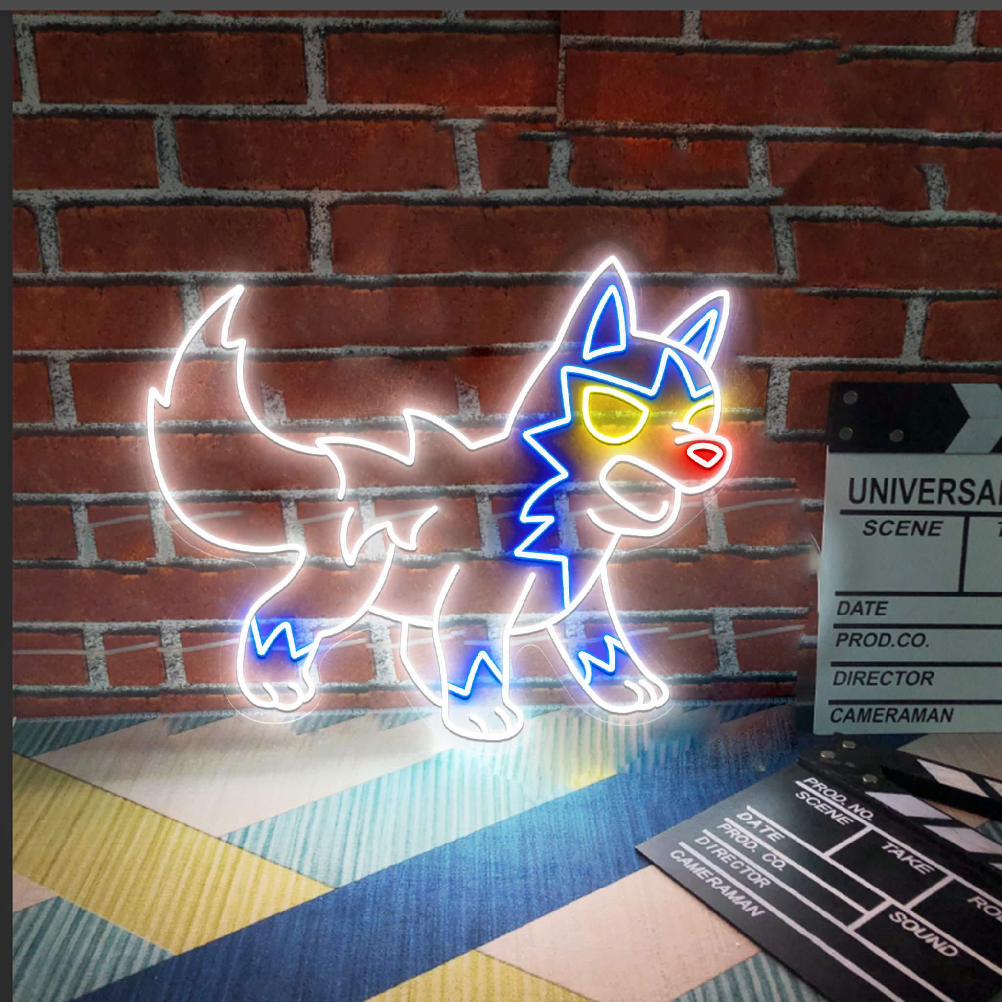 Pokemon Poochyena Neon Signs