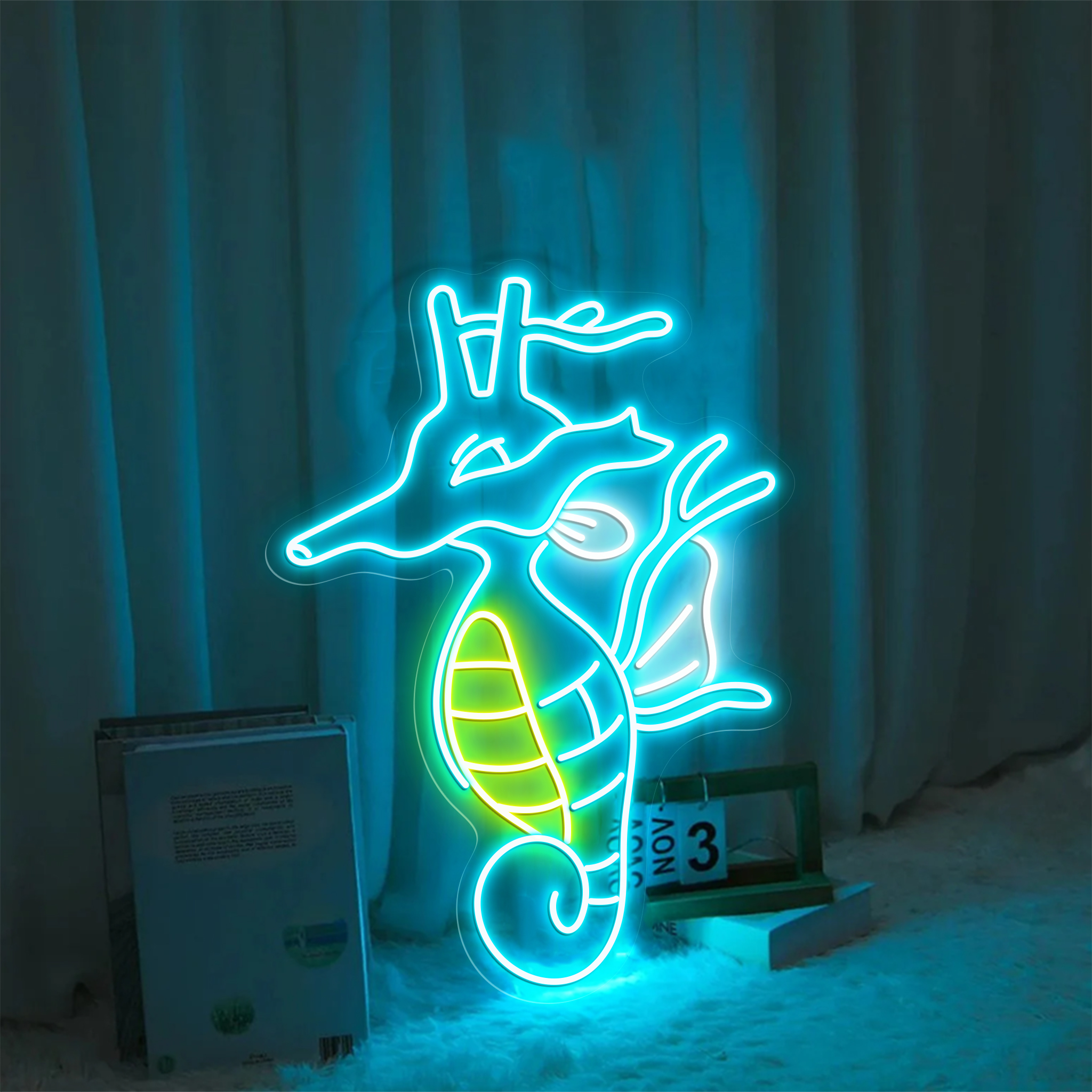Kingdra Pokemon Neon Sign
